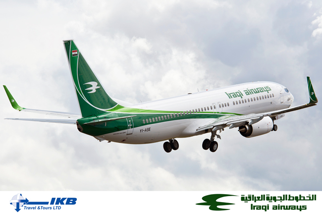 Iraqi Airways brand new Boeing 737-800 aircraft