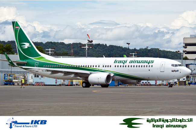 Iraqi Airways brand new Boeing 737-800 aircraft